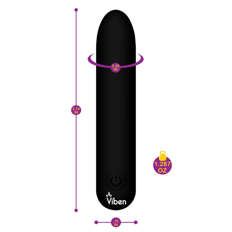 Viben Bombshell Flexible Bullet - Black