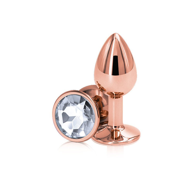 nsnovelties Rear Assets - Rose Gold - Small - Clear