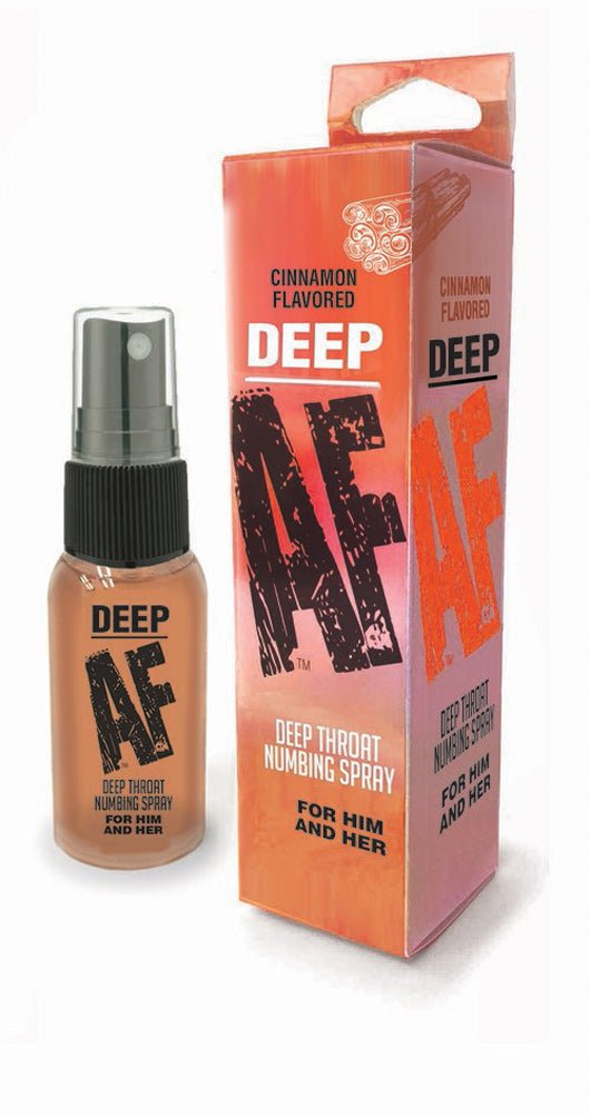 Little Genie Deep Af Deep Throat Numbing Spray - Cinnamon - 1 Fl. Oz.