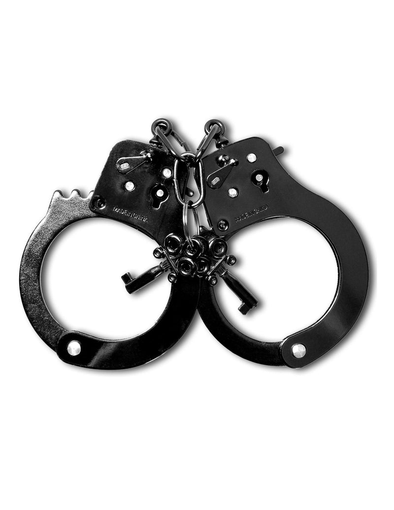 Pipedream Fetish Fantasy Series Anodized Cuffs - Black