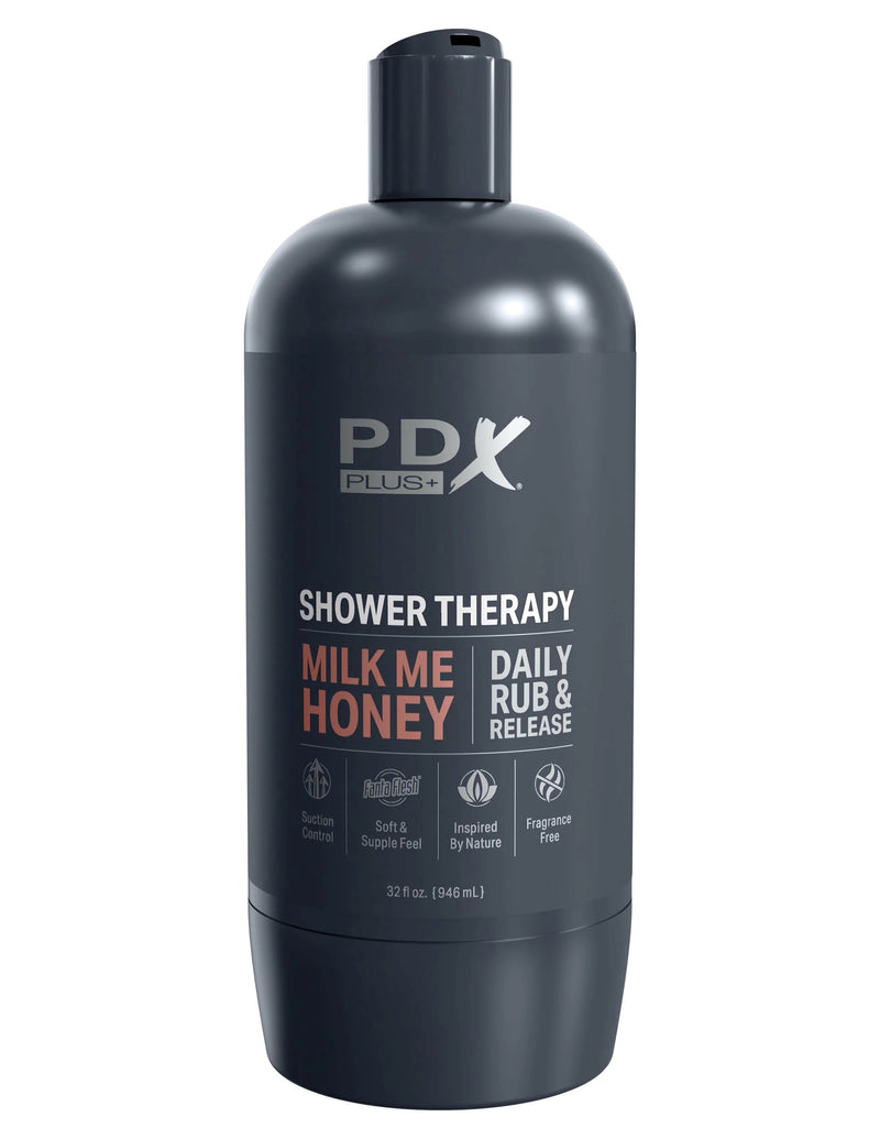 Pipedream Shower Therapy - Milk Me Honey - Tan - Realistic Stroker Masturbator - Canister Masturbation Cup