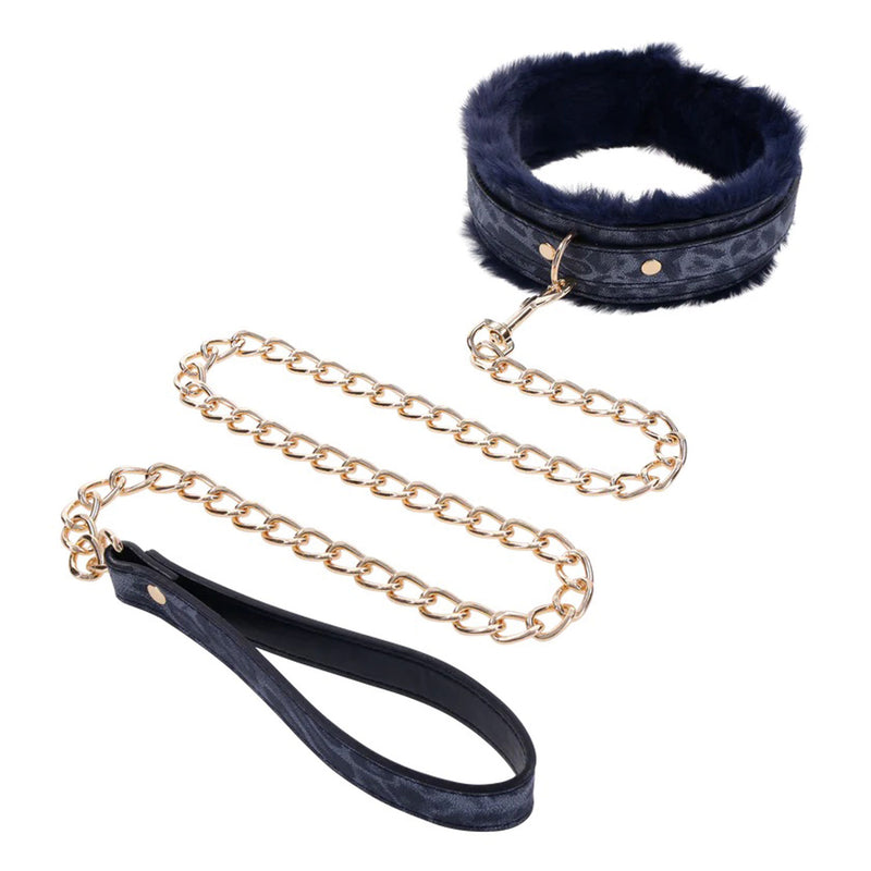 Sportsheets Cougar Fur Collar and Leash