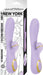 "Vibes of New York Ribbed Suction Massager - Lavender NW2914-2"