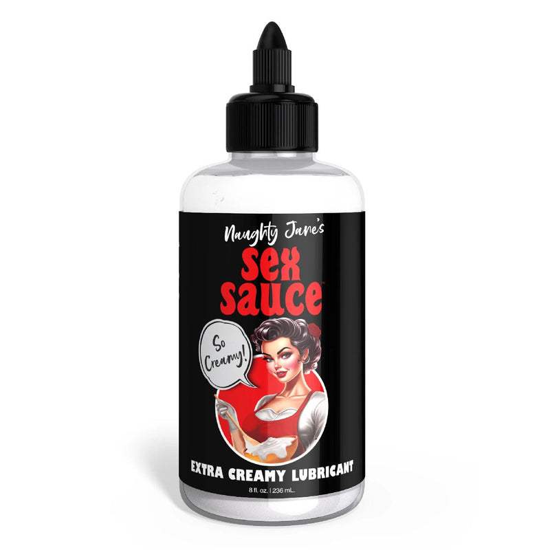 XR Brands Naughty Jane's Sex Sauce Extra Creamy Lubricant 8 Oz