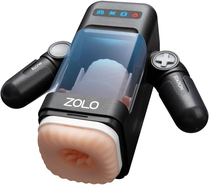 XGEN Blowstation - Automatic Stroker Masturbator - Black - Canister Masturbation Cup