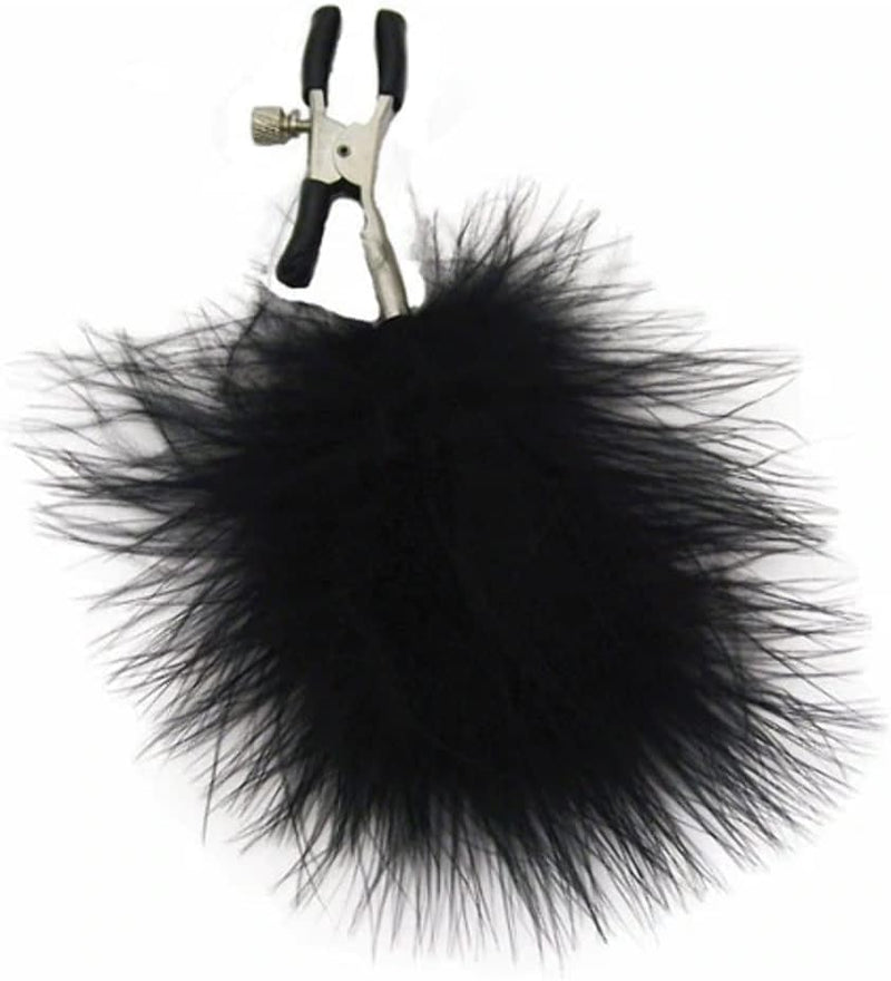 Sportsheets Sex and Mischief Feathered Nipple Clamps