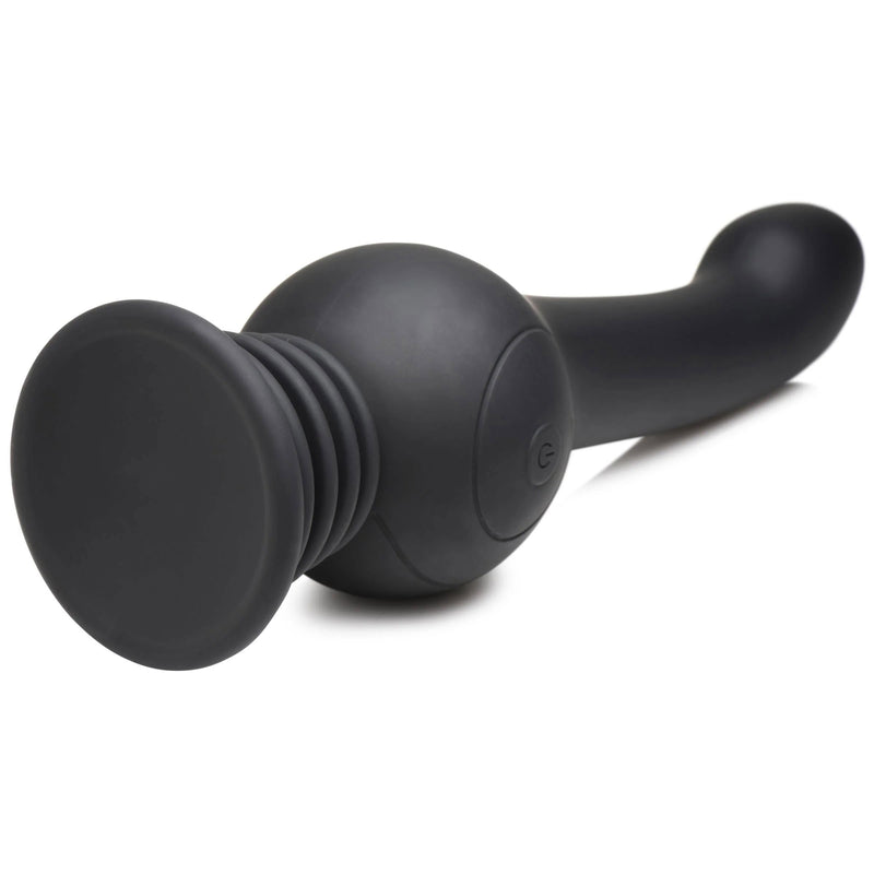 XR Brands Sex Shaker Shaking Silicone Stimulator - Black
