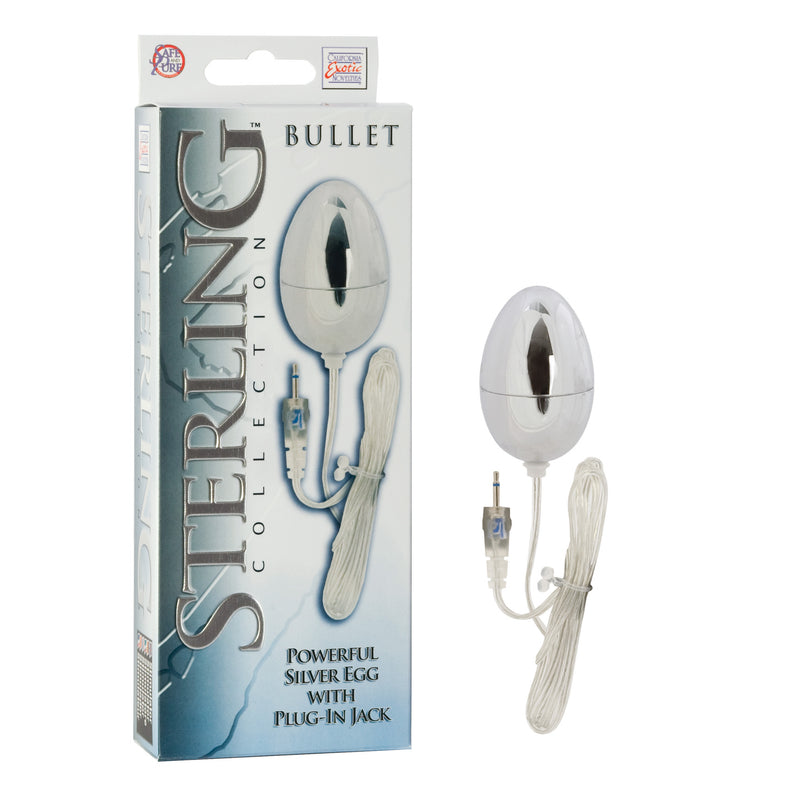 CalExotics Sterling Collection Silver Egg