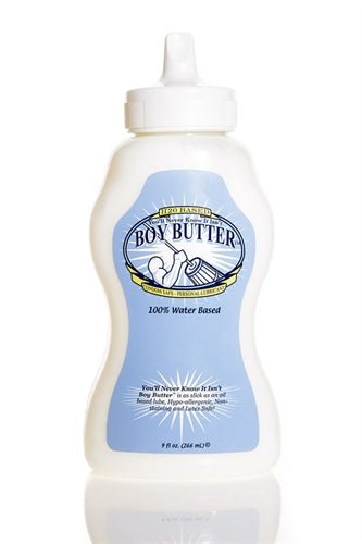 Boy Butter - You'll Never Know It Isn't Boy Butter - 9 Oz Squeeze Bottle - Masturbation Cream