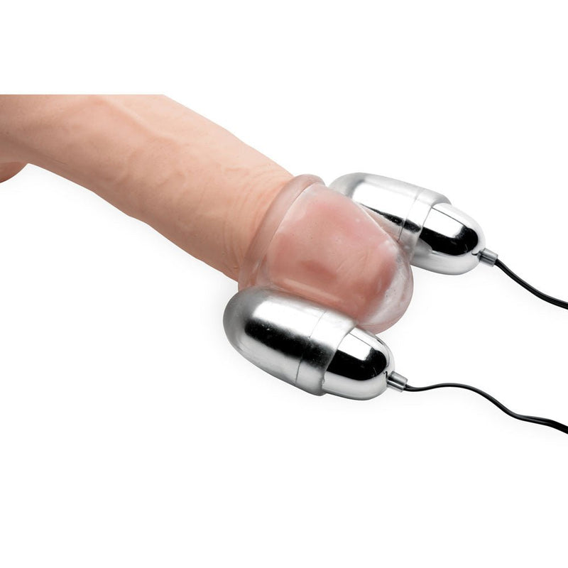 XR Brands Clear Multi-Speed Vibrating Head Teaser - Stroker Masturbator - Stroker Sleeve