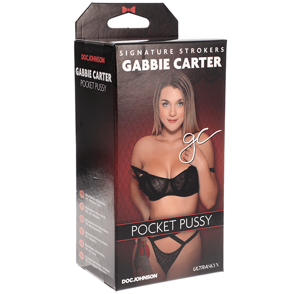 Doc Johnson Signature Strokers - Gabbie Carter - Ultraskyn Pocket Pussy - Stroker Masturbator - Realistic Pocket Pussy