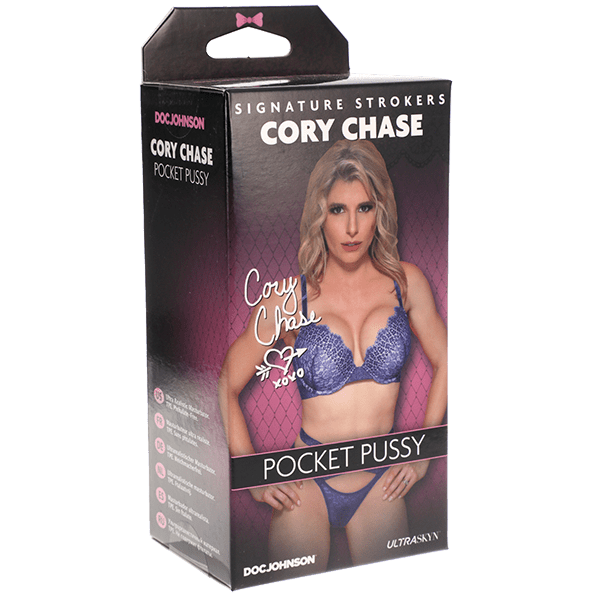 Doc Johnson Signature Strokers - Cory Chase Ultraskyn Pocket Pussy - Stroker Masturbator - Realistic Pocket Pussy