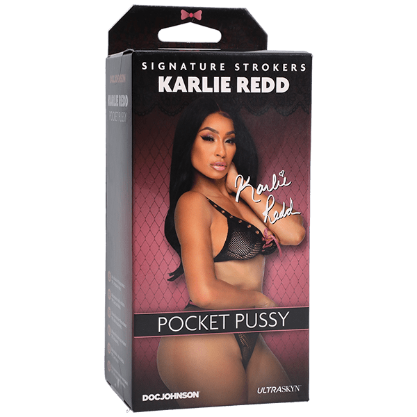 Doc Johnson Signature Strokers - Celebrity Girls - Karlie Redd - Ultraskyn Pocket Pussy - Stroker Masturbator - Realistic Pocket Pussy