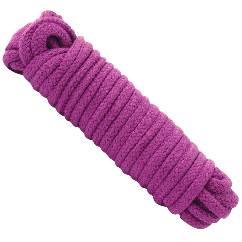 Doc Johnson Bondage Rope - Cotton - Japanese Style - Purple