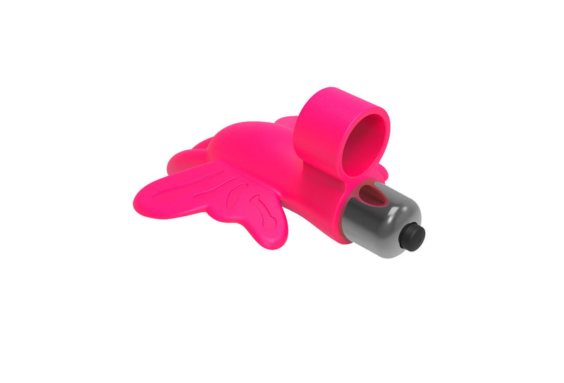 Icon Brands The 9's Flirt Finger Butterfly Finger Vibrator - Pink