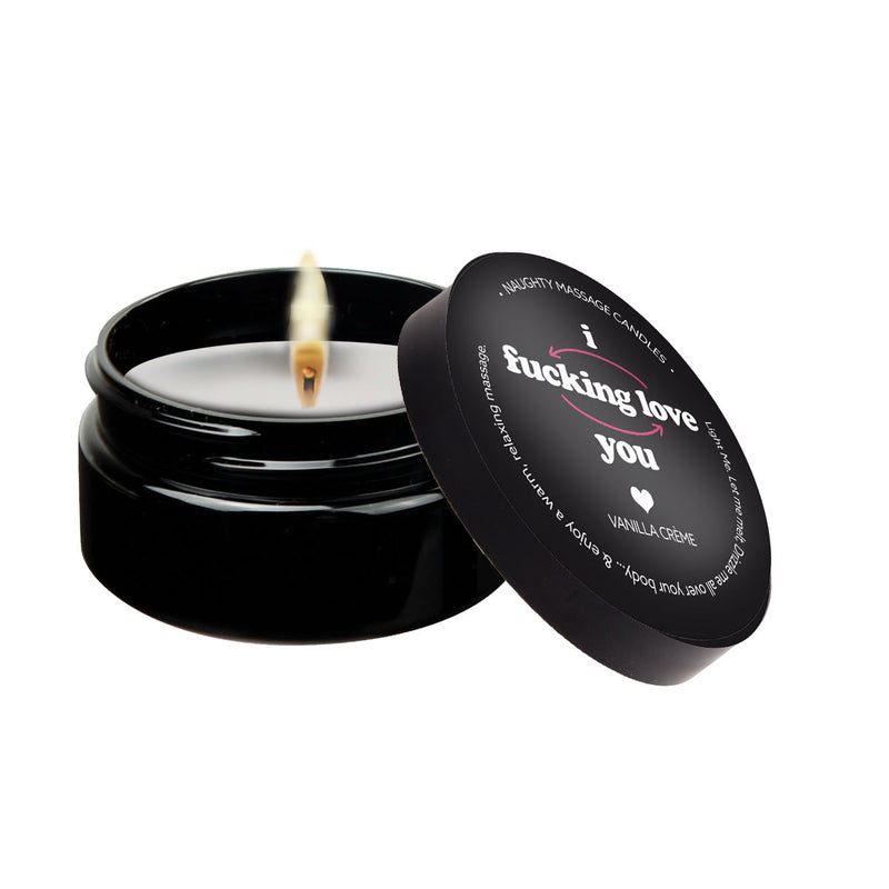 Kama Sutra I F*Cking Love You - Massage Candle - 2 Oz - Vanilla