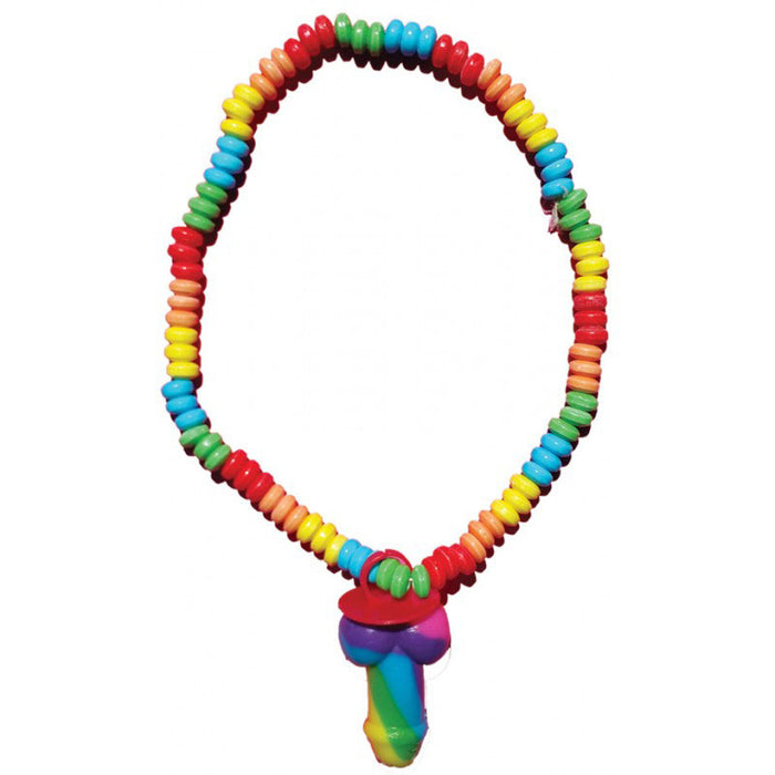 "Rainbow Pecker Candy Necklace HTP2977"