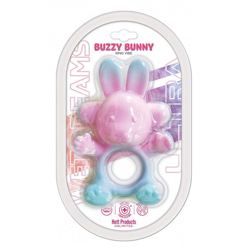 Hott Products Buzzy Bunny Ring Vibe - Wet Dreams Ultra