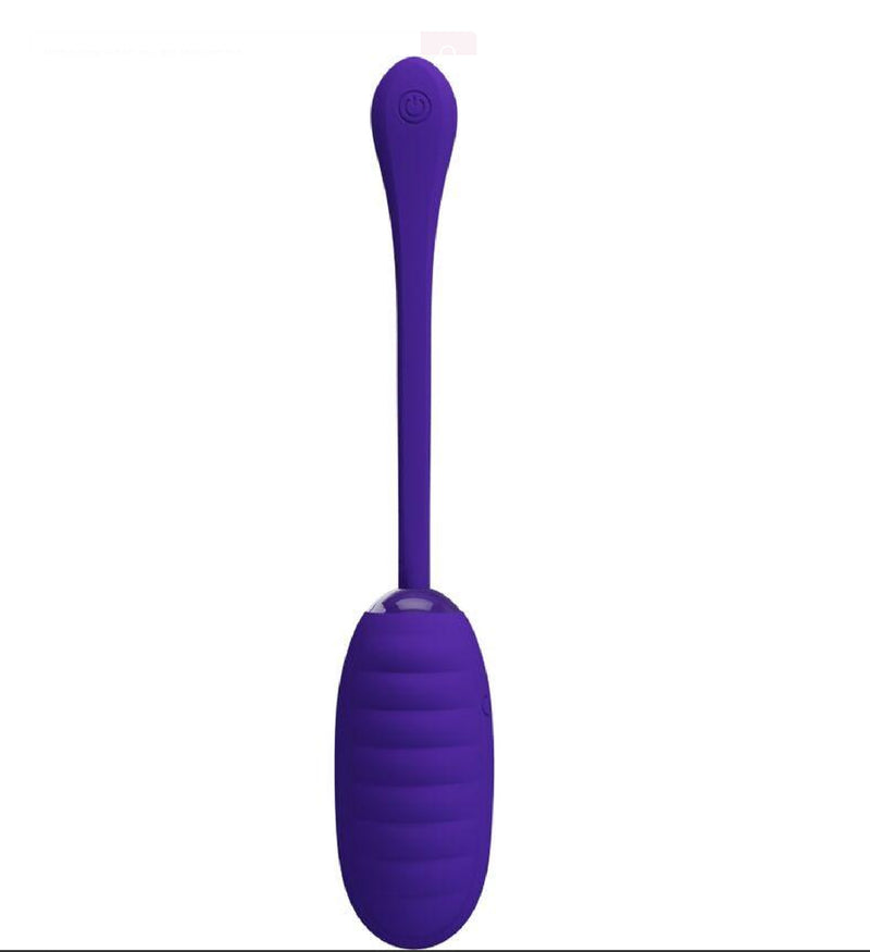 Pretty Love Kirk Rechargeable Vibrating Egg - Purple