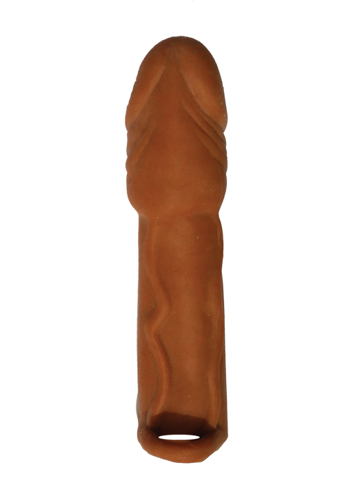 "Skinsations Latin Lover Series Husky Lover 7 Inch Vibrating - Brown HTP3059"