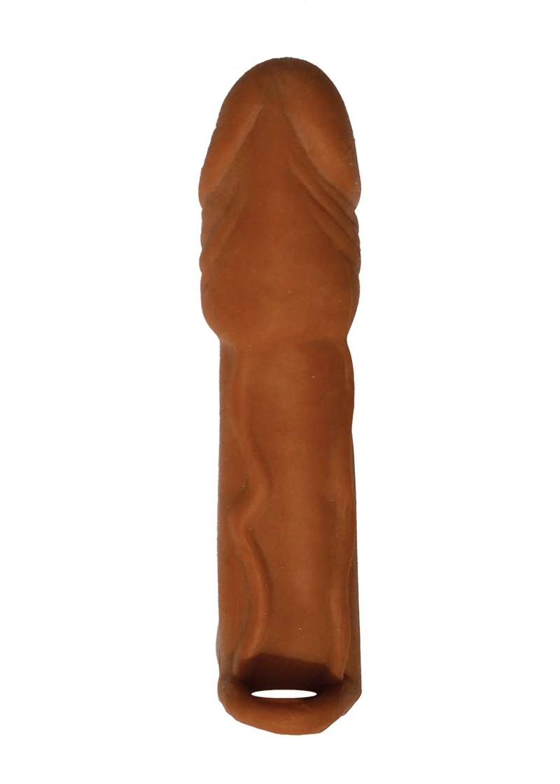 Hott Products Skinsations Latin Lover Series Husky Lover 7 Inch Vibrating - Brown