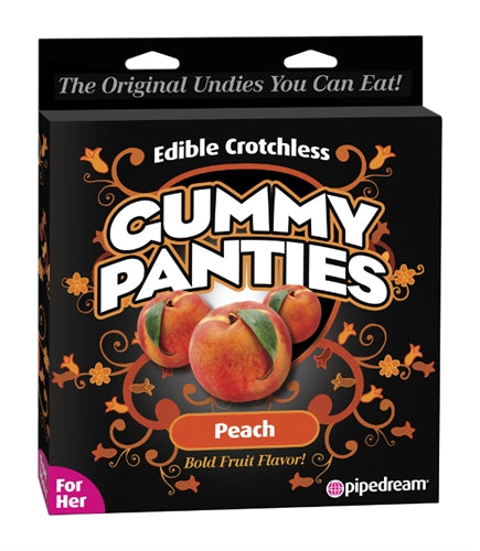 Pipedream Gummy Panties - for Her - Peach