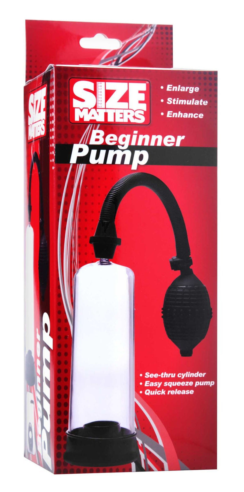XR Brands Size Matters Beginner Pump - Packaged