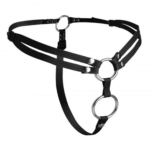 XR Brands Unity Double Penetration Strap on Harness