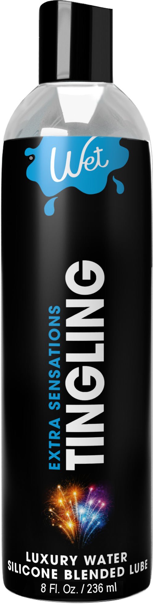 Wet Wet Extra Sensations Tingling Water/silicone Blend Based Lubricant 8 Oz