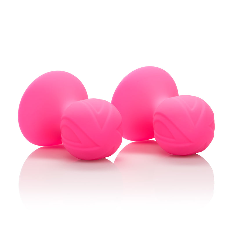 CalExotics Nipple Play Silicone Pro Nipple Suckers - Pink