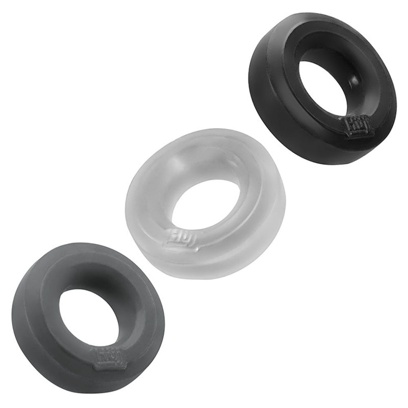 Oxballs Hunkyjunk Huj3 C-Ring 3 Pk - Tar / Multi