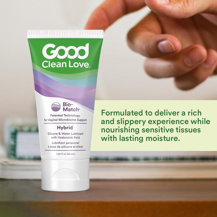 Good Clean Love Hybrid Silicone & Water Based Lubricant 1.69 oz