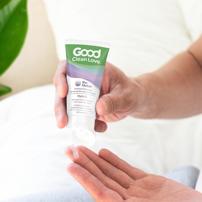 Good Clean Love Hybrid Silicone & Water Based Lubricant 1.69 oz