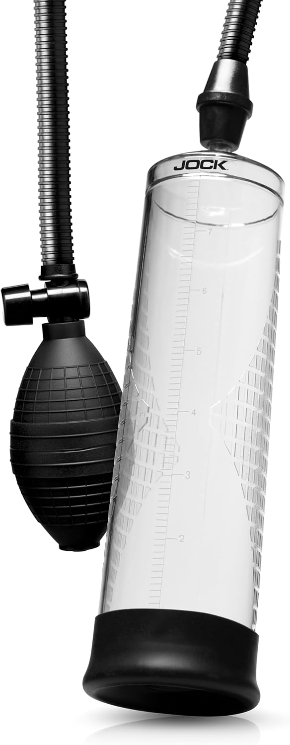 Curve Toys Amp Up Penis Pump With Bulb - Clear