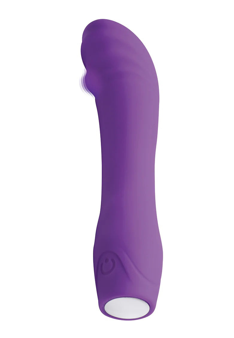 Curve Toys 5x G-Charm Moving G-Spot Bead Mini Vibe - Violet