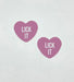 "Lick It Light Pink Candy Heart Pasties NN-LIK-CAH-LPI"