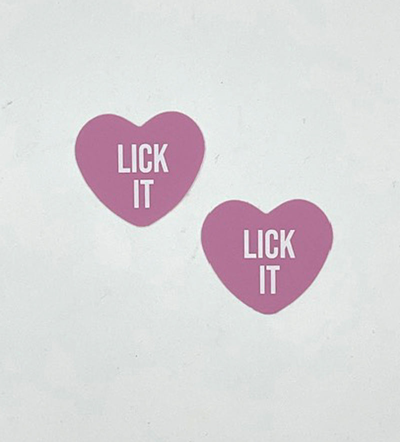 Neva Nude Lick It Light Pink Candy Heart Pasties