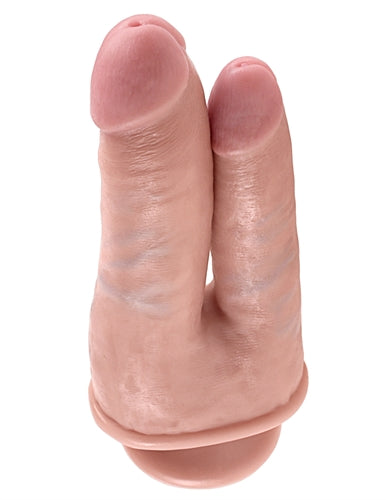 Pipedream King Cock Double Penetrator - Flesh
