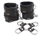 "5 Piece Hog Tie and Cuff Set - Black SS325-01"