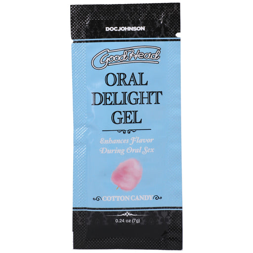 "Goodhead - Oral Delight Gel - Cotton Candy - 0.24 Oz Bulk DJ1387-29-BU"