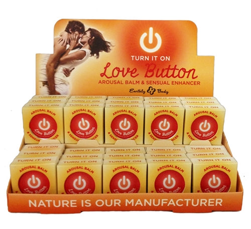 Earthly Body Love Button Arousal Balm - 30 Piece P.O.P. Display