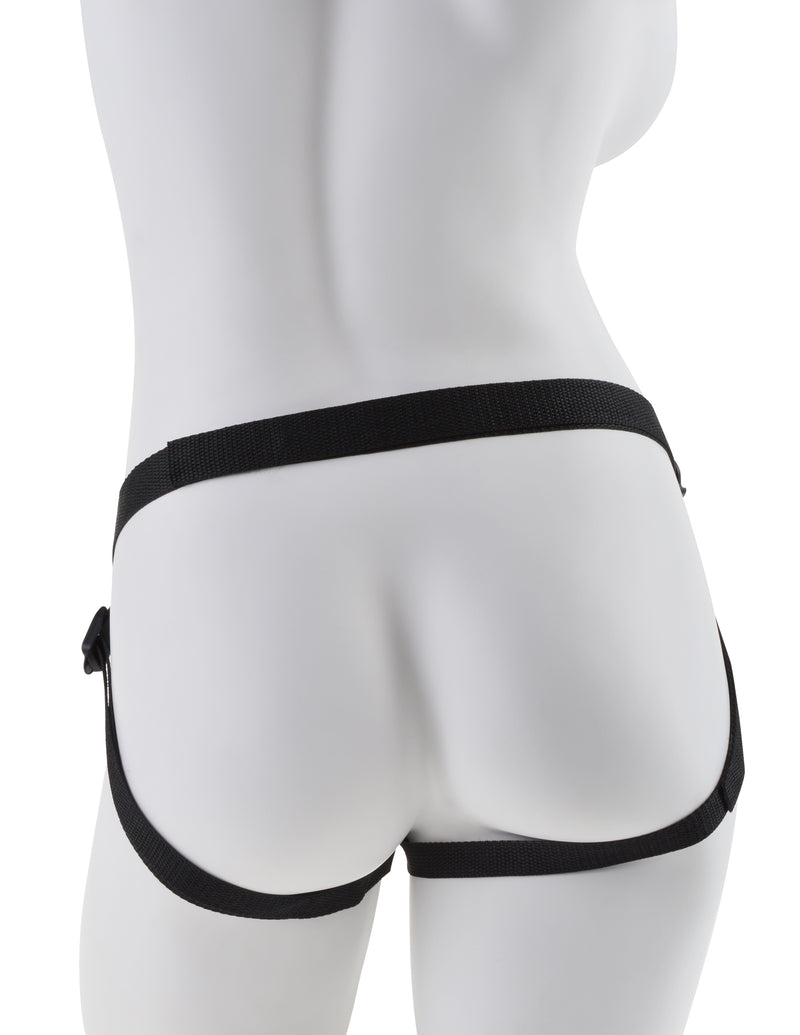 Pipedream Fetish Fantasy Gold Designer Strap-on - Black