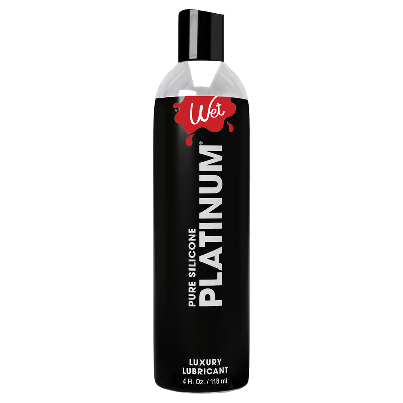 Wet Wet Platinum - Luxury Silicone Based Lubricant 4 Oz