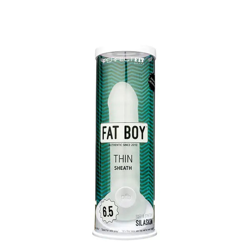 Perfect Fit Fat Boy Thin 6.5 in Clear