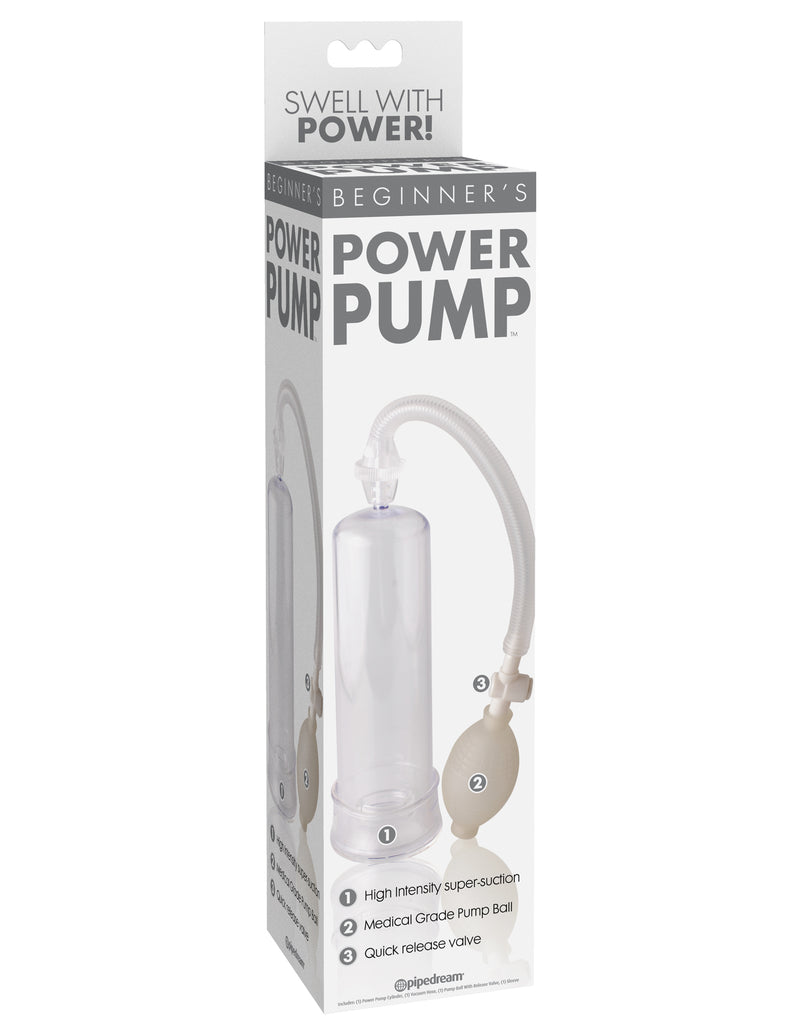 Pipedream Beginners Power Pump - Clear