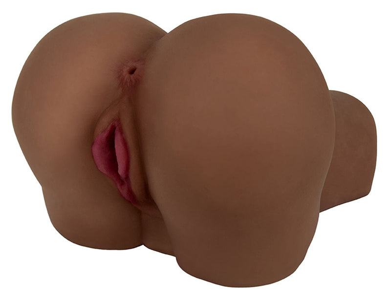 Curve Toys Mistress Paris Doggy Style - Chocolate - Stroker Masturbator - Realistic Body Part Stroker