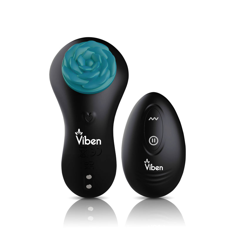 "Secret Seduction Remote Panty Vibe - Black/ocean VB-75014"