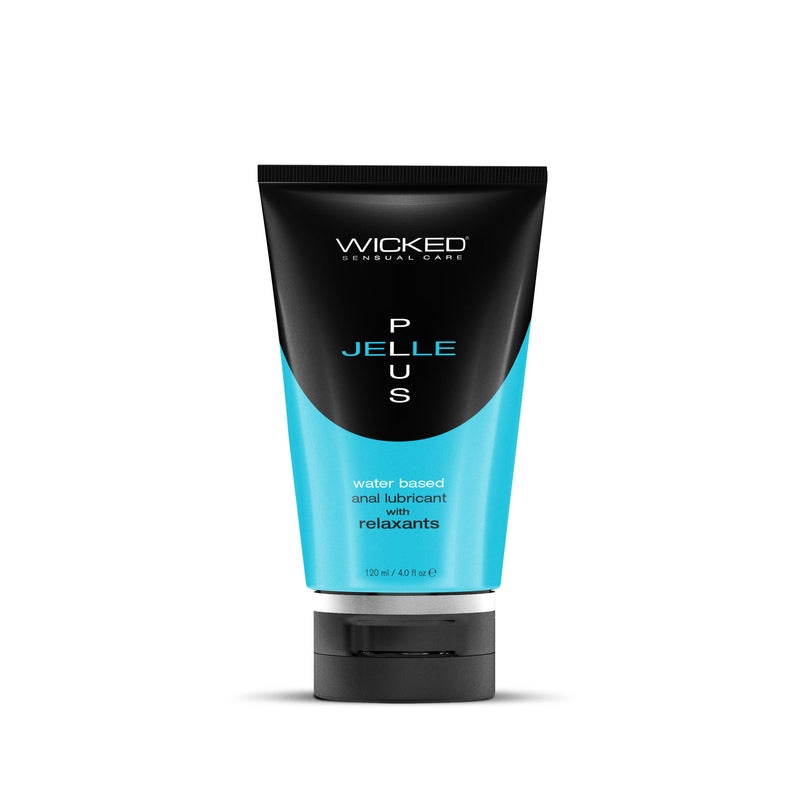Wicked Sensual Care Aqua Jelle Plus - Anal Lubricant With Relaxants 4 Oz