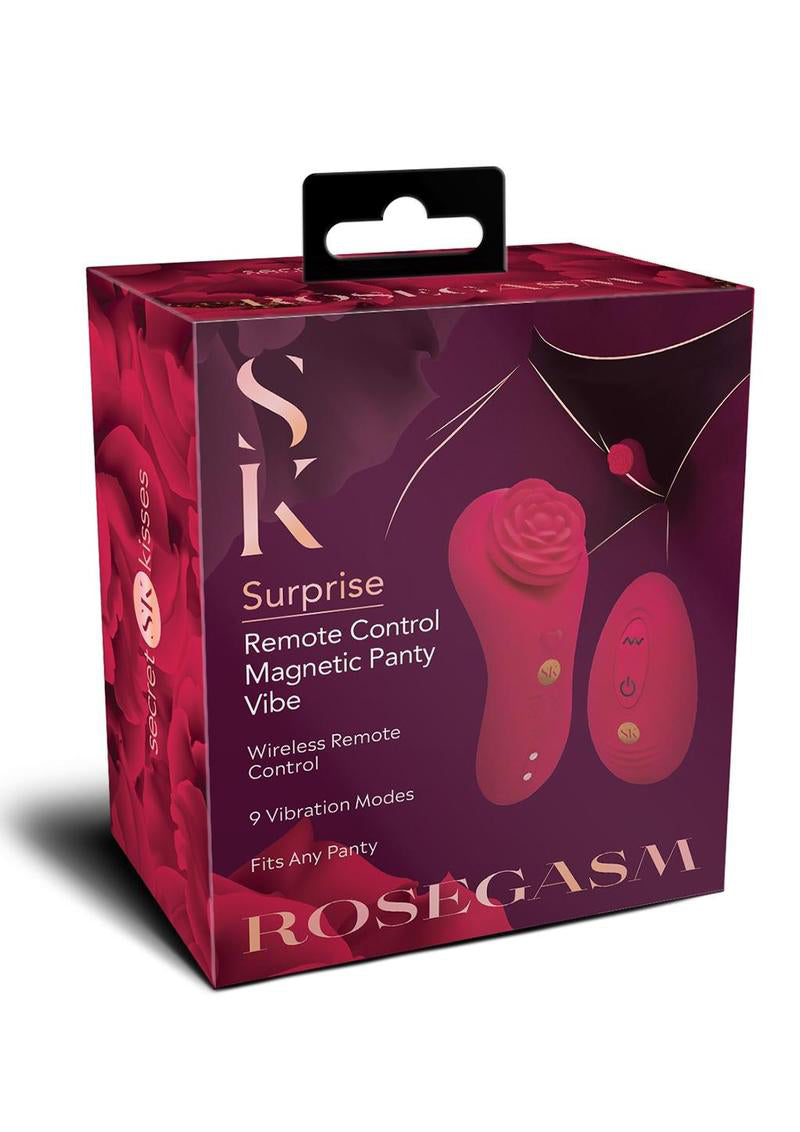 XGEN Rosegasm Rose Surprise Panty Vibe - Red