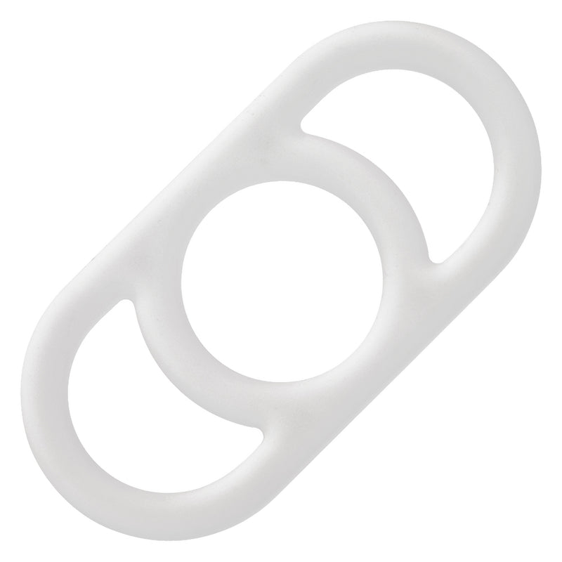 CalExotics Alpha Liquid Silicone Commander Ring - Natural